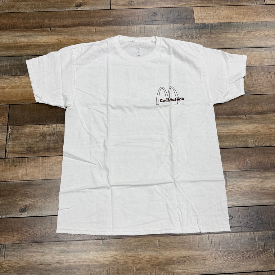 Travis Scott x McDonald's Vintage Action T-shirt White