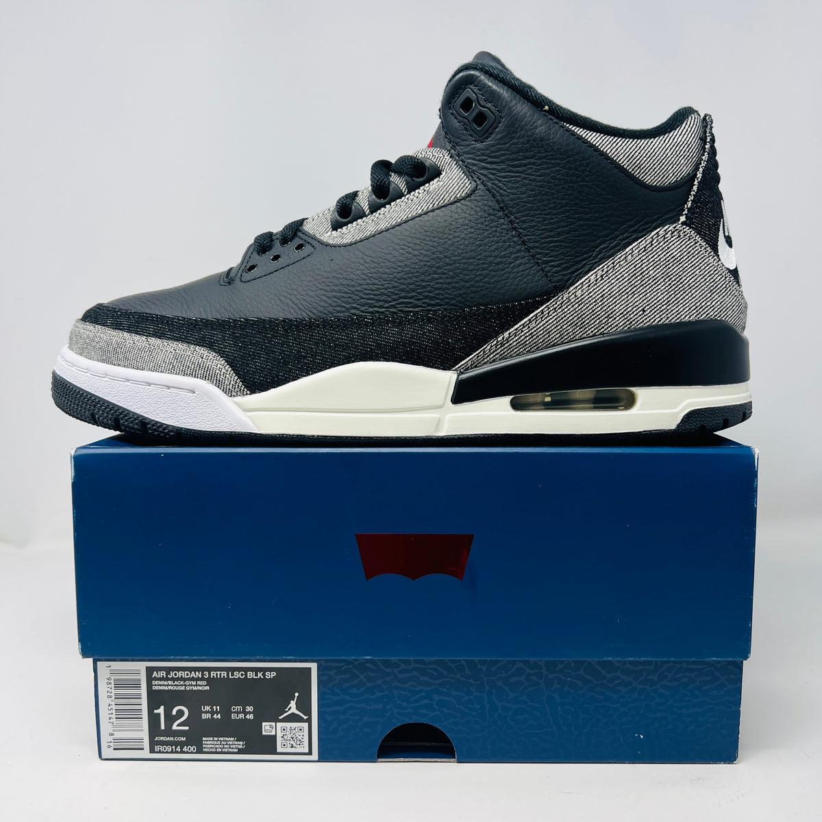 Jordan 3 Retro Levi’s Black