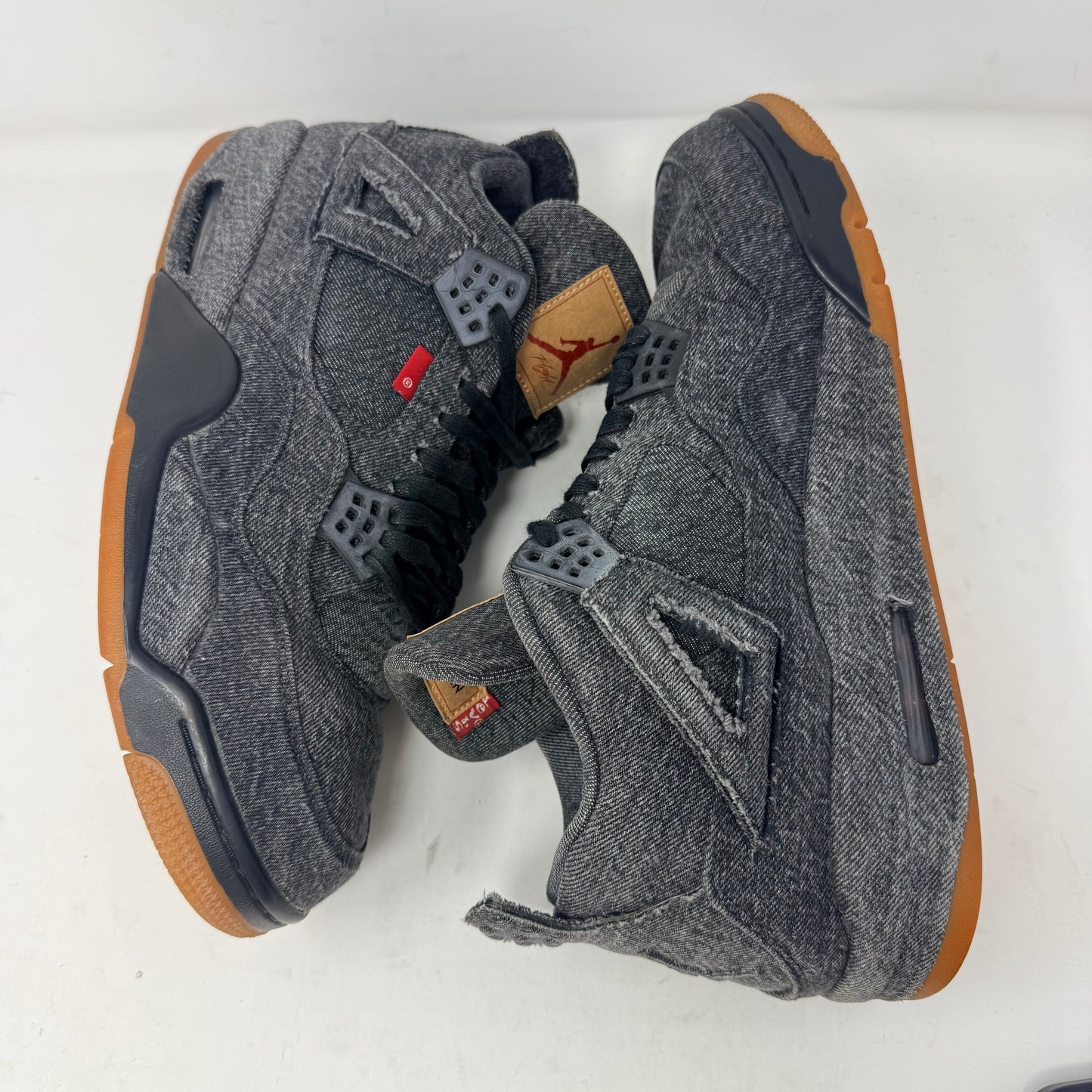 Jordan 4 Retro Levi's Black (Blank Tag)