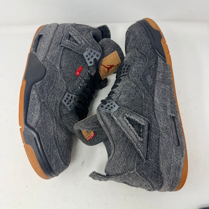 Jordan 4 Retro Levi's Black (Blank Tag)