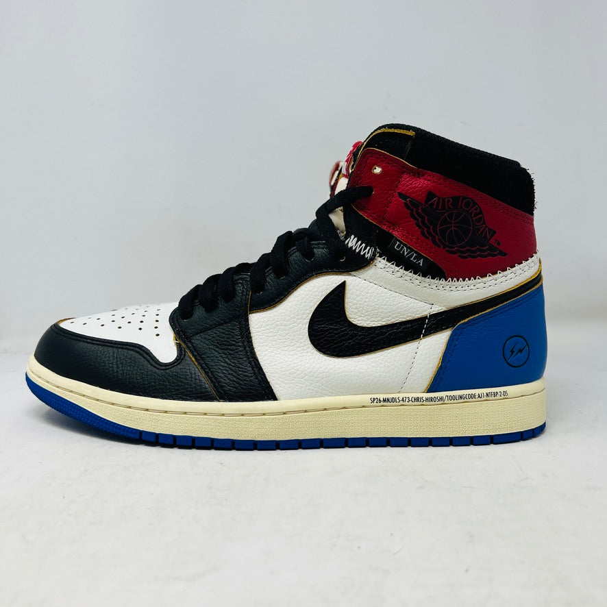 Jordan 1 Retro High OG SP Fragment x Union LA Varsity Red Sport Royal