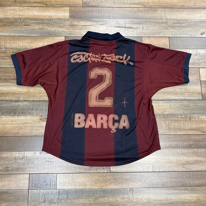 Travis Scott x Nike x FC Barcelona Retro 2000/01 Home Skeleton Jersey Multicolor