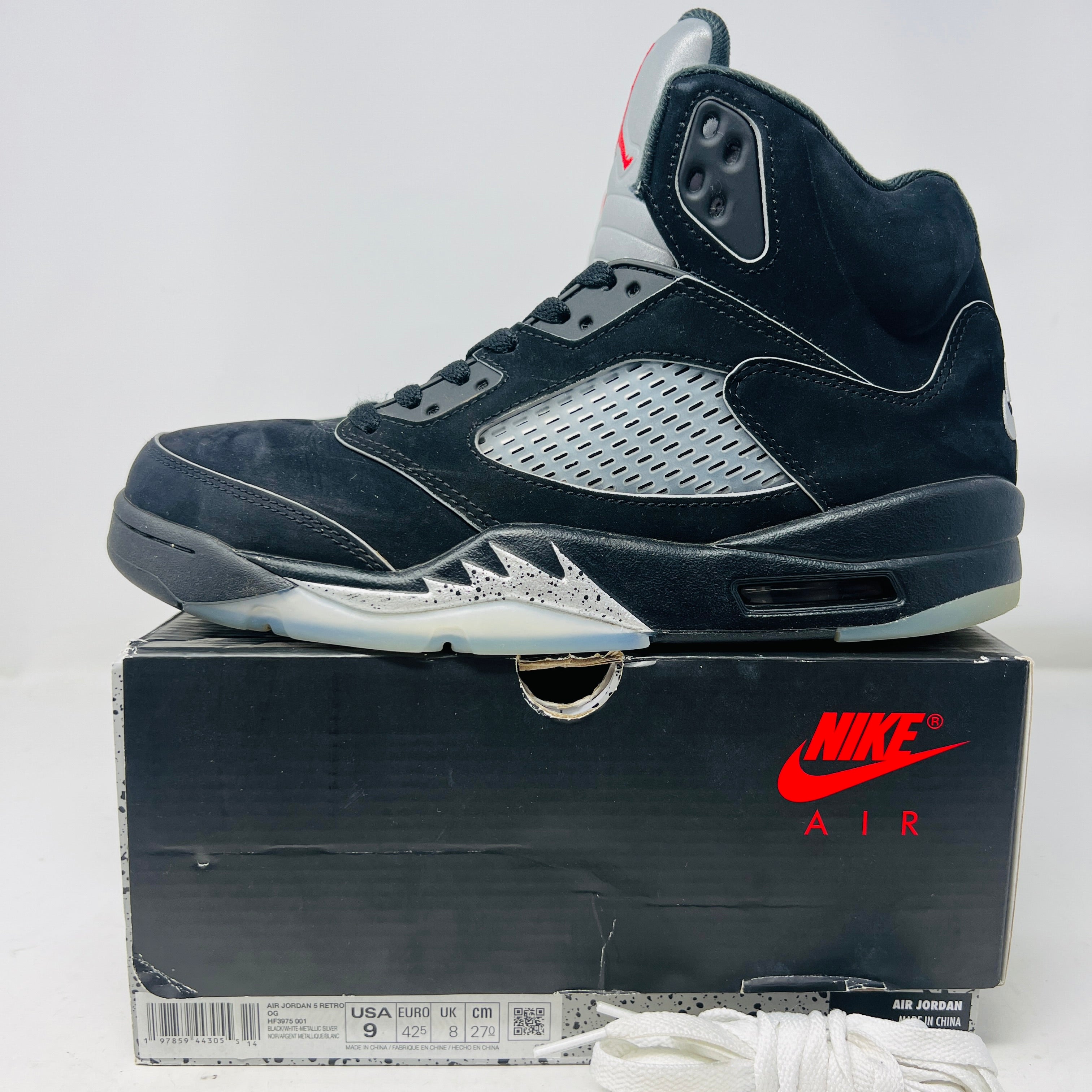 Jordan 5 Retro OG Black Metallic Reimagined – Holy Ground