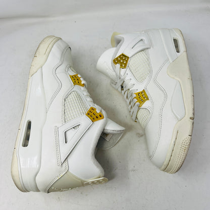 Jordan 4 Retro Metallic Gold (Women's)