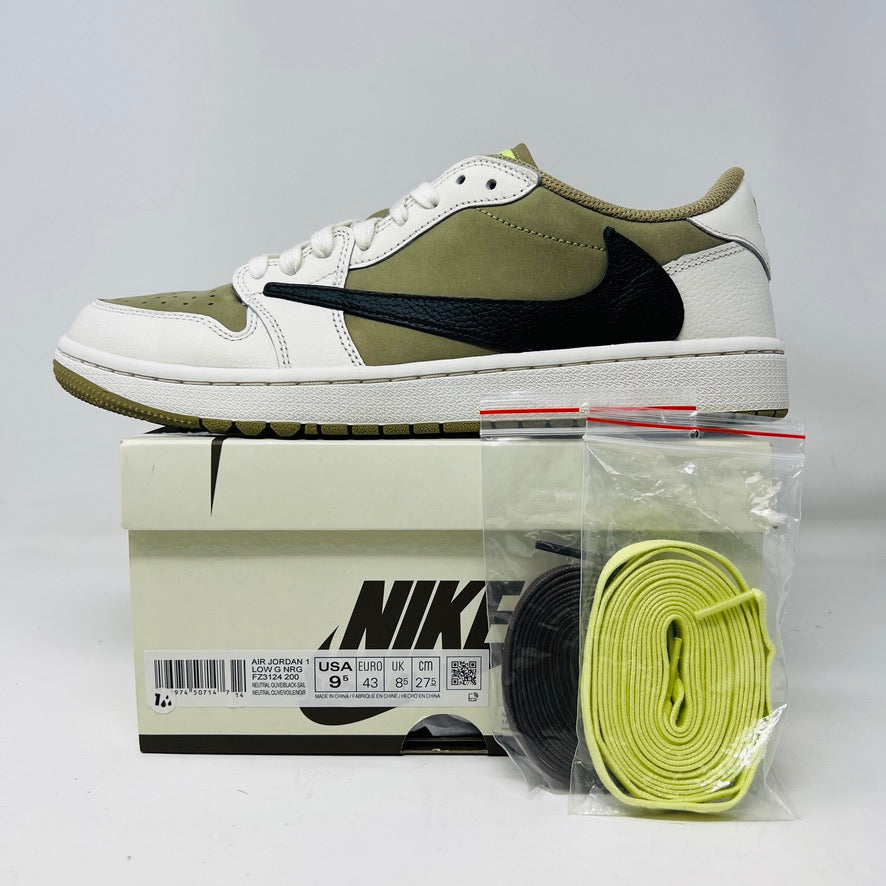 Jordan 1 Retro Low Golf Travis Scott Neutral Olive