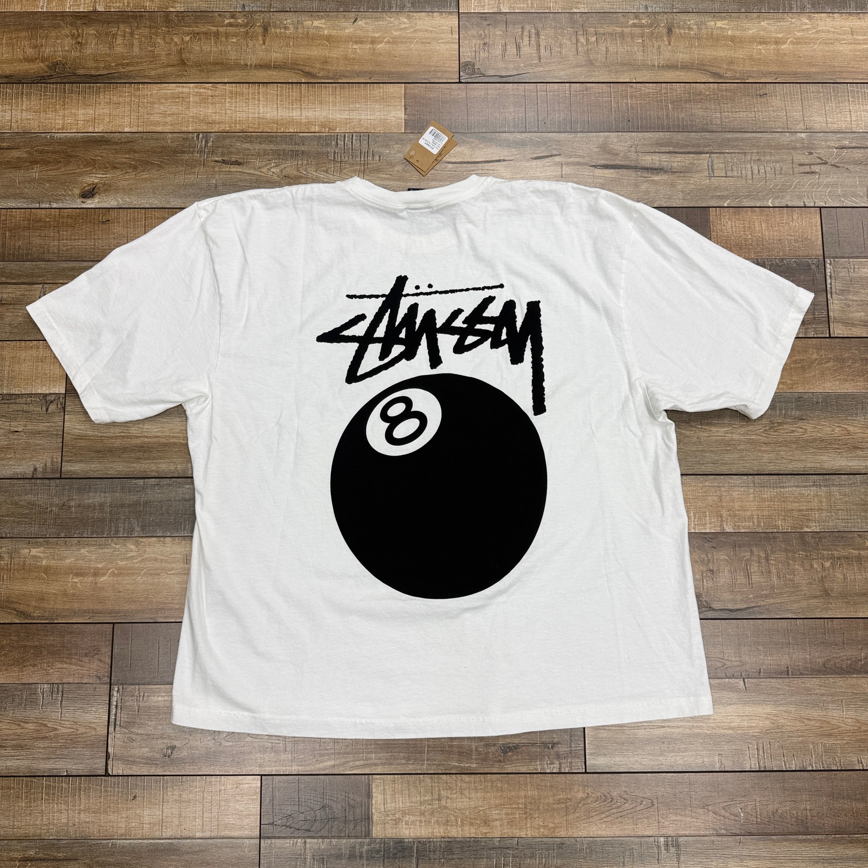 Stussy 8 Ball Tee White – Holy Ground