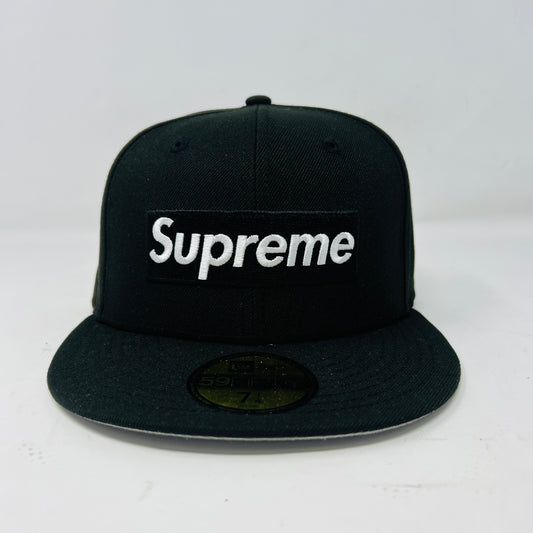 Supreme Rings Box Logo New Era 59Fifty Fitted Hat Black