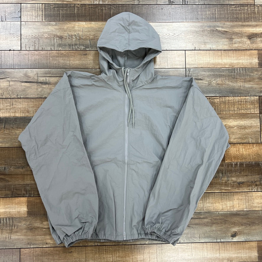 Yeezy WB-01 04 Blank Grey Windbreaker Nylon Zip Jacket