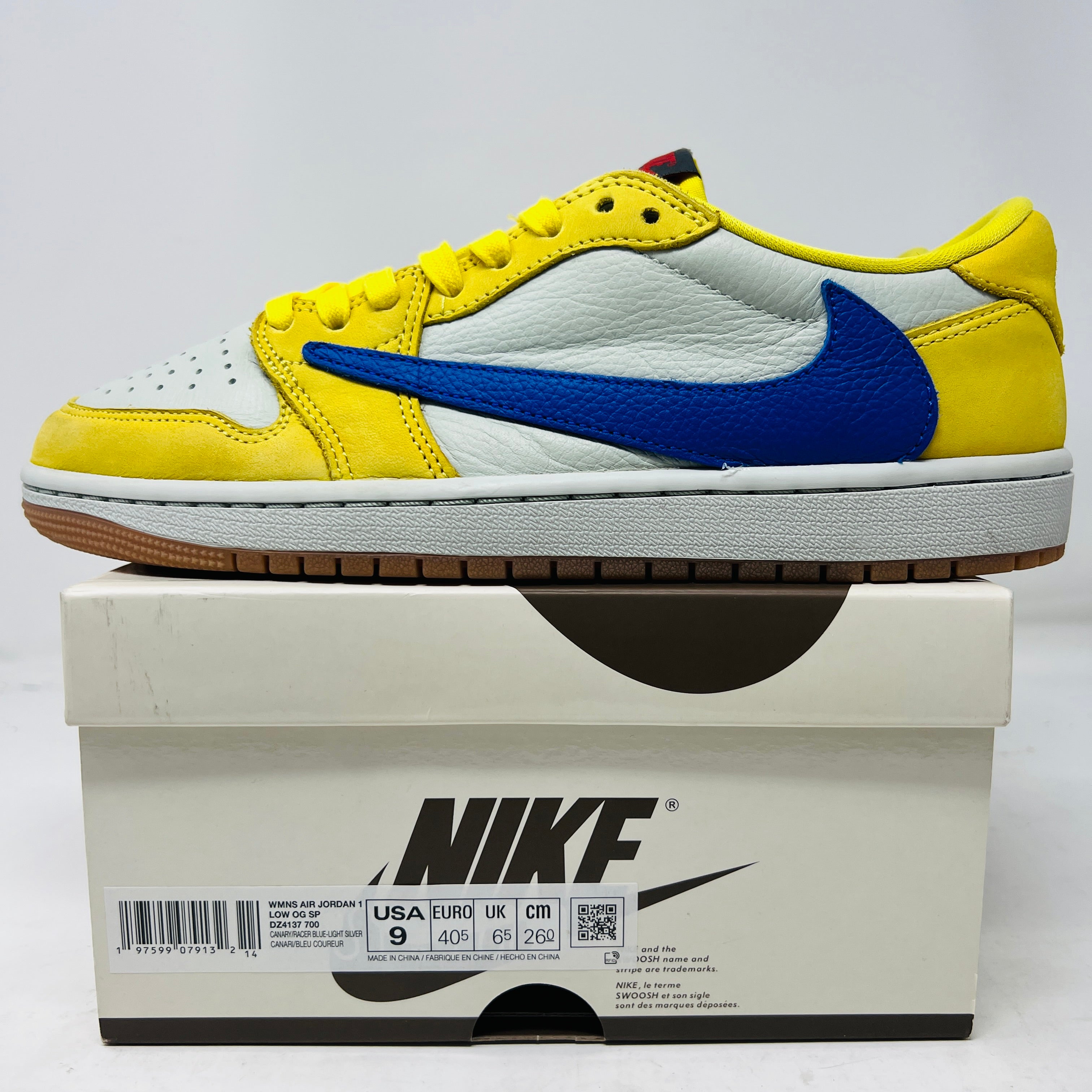 Jordan 1 Retro Low OG SP Travis Scott Canary (Women's