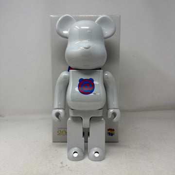 Bearbrick 20th Anniv. 1st Model 400% White Chrome