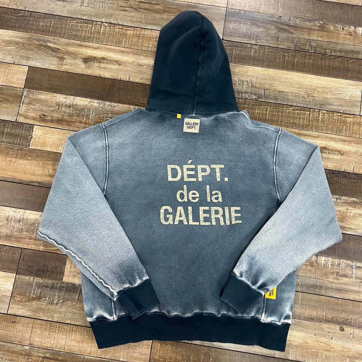 Gallery Dept. Reversible French Logo Hoodie Navy