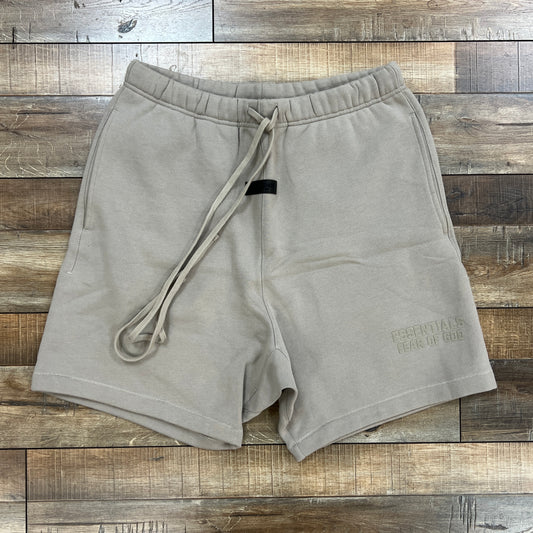 Fear of God Essentials Soccer Fleece Shorts 'Seal'