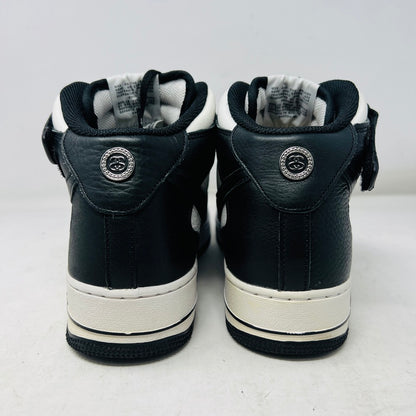 Nike Air Force 1 Mid Stussy Light Bone Black
