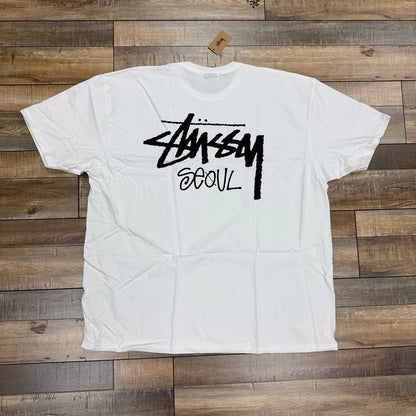 Stussy Stock Seoul Exclusive T-shirt White
