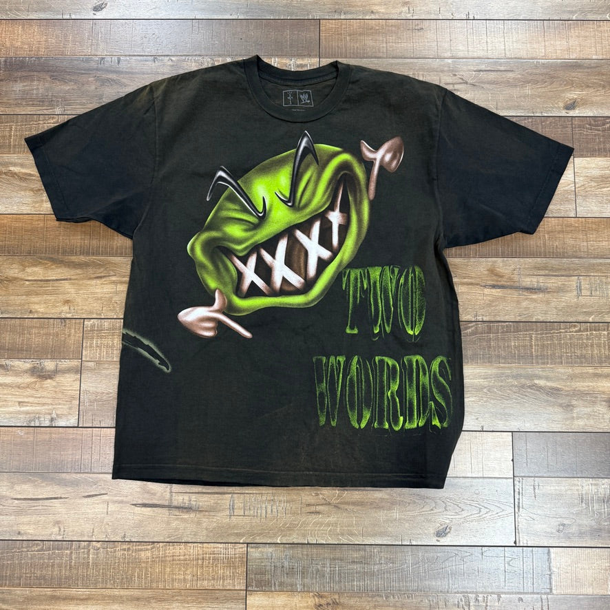 Travis Scott WWE Two Words DX Tee Black