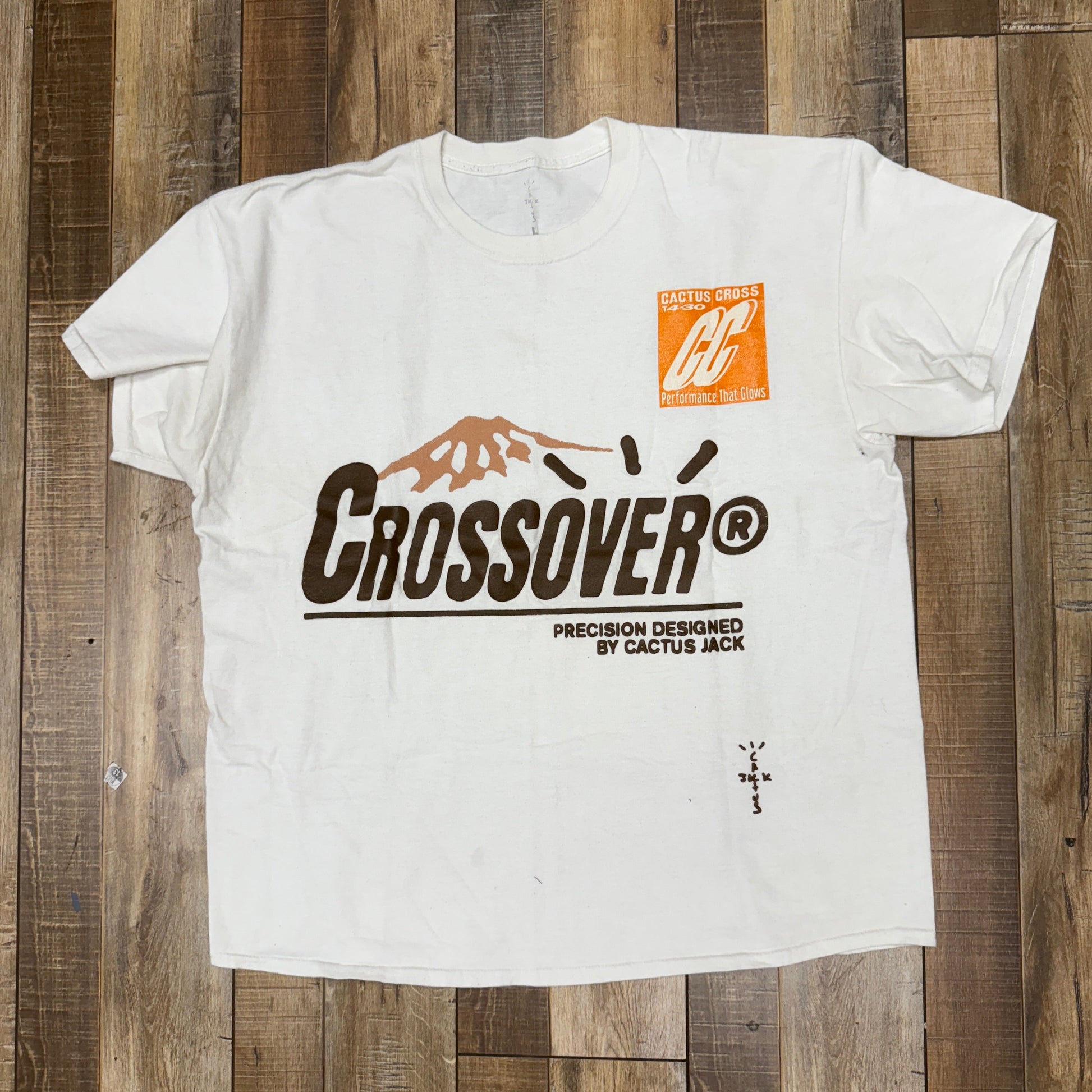 Travis Scott Cactus Jack Crossover Tee White, Preowned
