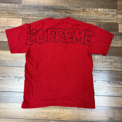 Supreme Smurfs Tee Red