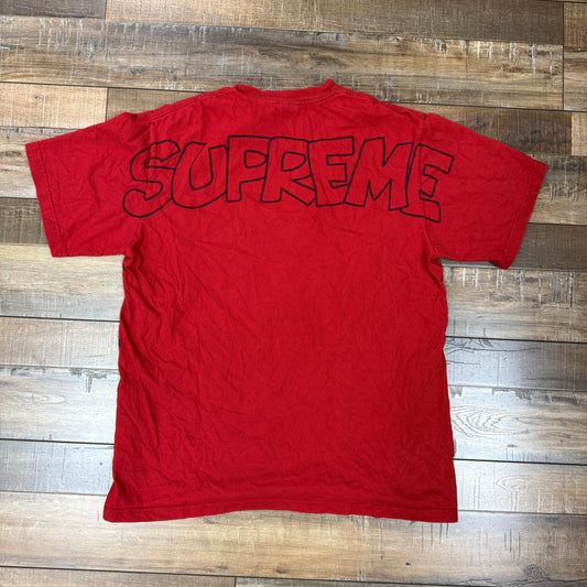 Supreme Smurfs Tee Red