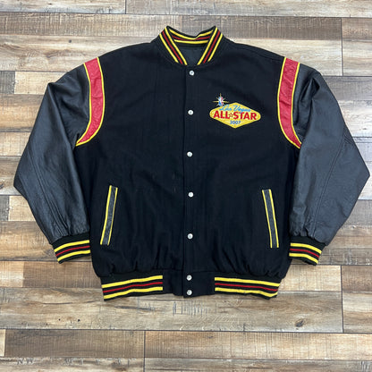 Jeff Hamilton Las Vegas NBA All Star 2007 Leather Letterman Reversible Jacket