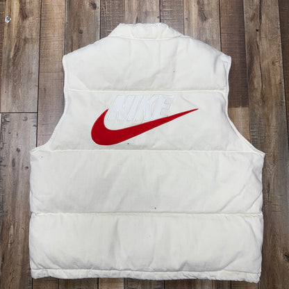 Supreme Nike Denim Puffer Vest Natural