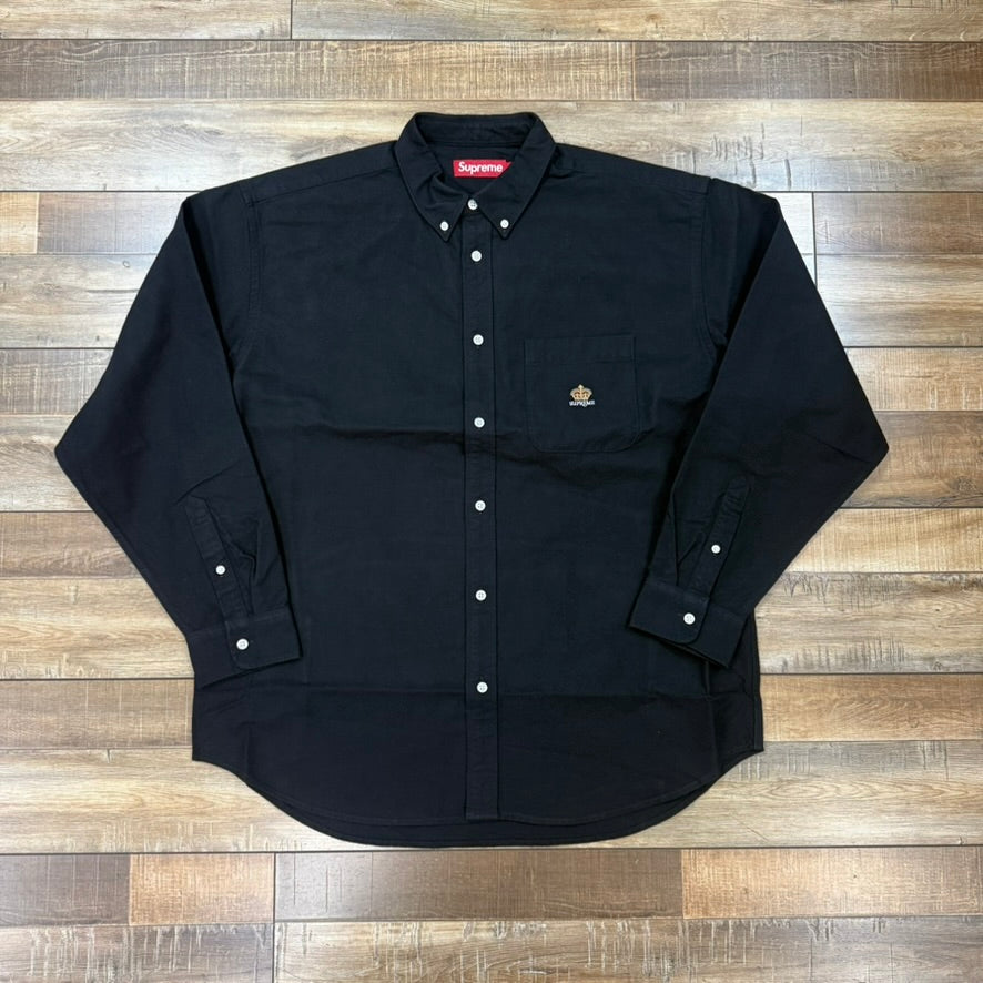 Supreme Flannel Oxford Shirt Black
