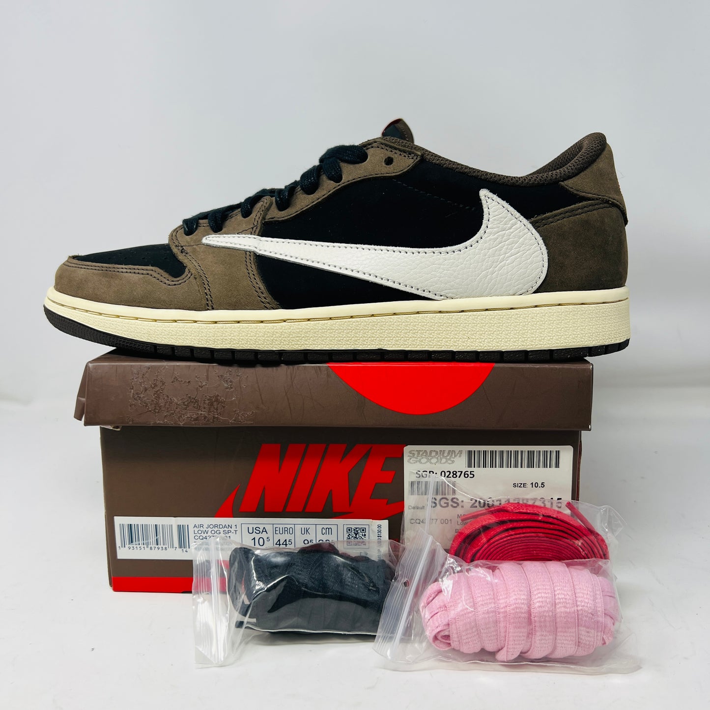 Jordan 1 Retro Low OG SP Travis Scott Mocha