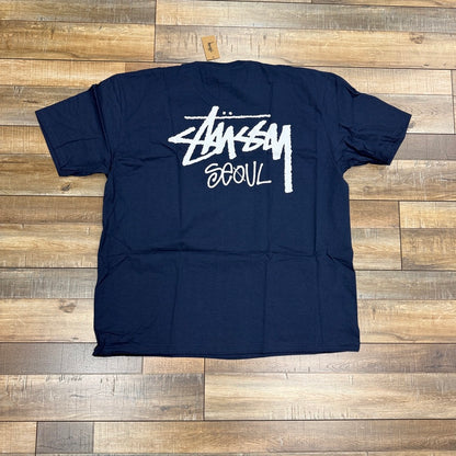 Stussy Stock Seoul Exclusive T-shirt Navy
