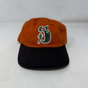 Stussy Vintage S Low Pro Snapback Cap Orange