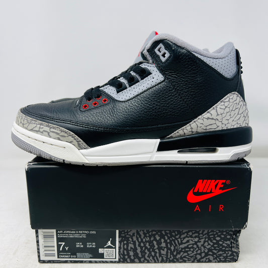 Jordan 3 Retro Black Cement (2024) (GS)