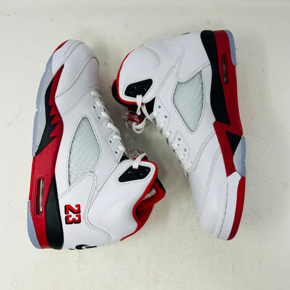 Jordan 5 Retro Fire Red Black Tongue (2025)