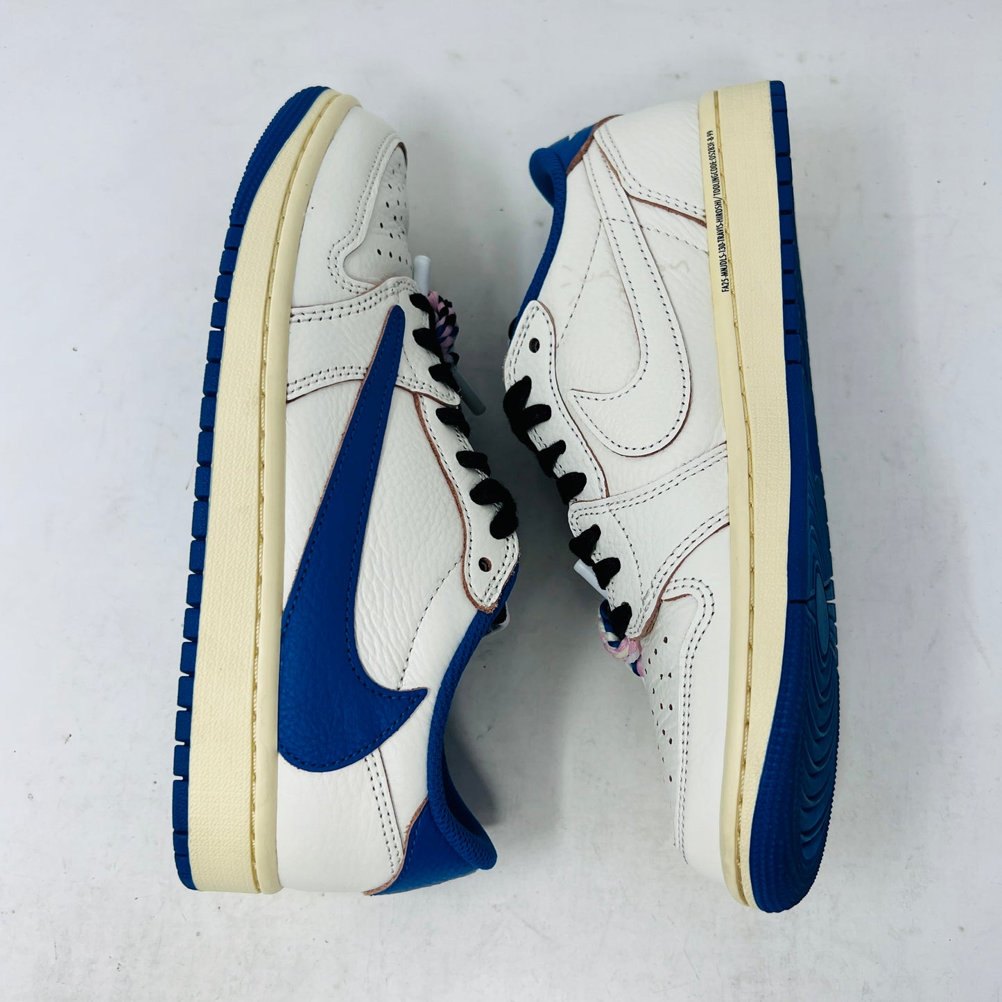Jordan 1 Retro Low OG SP Fragment x Travis Scott Sail Military Blue