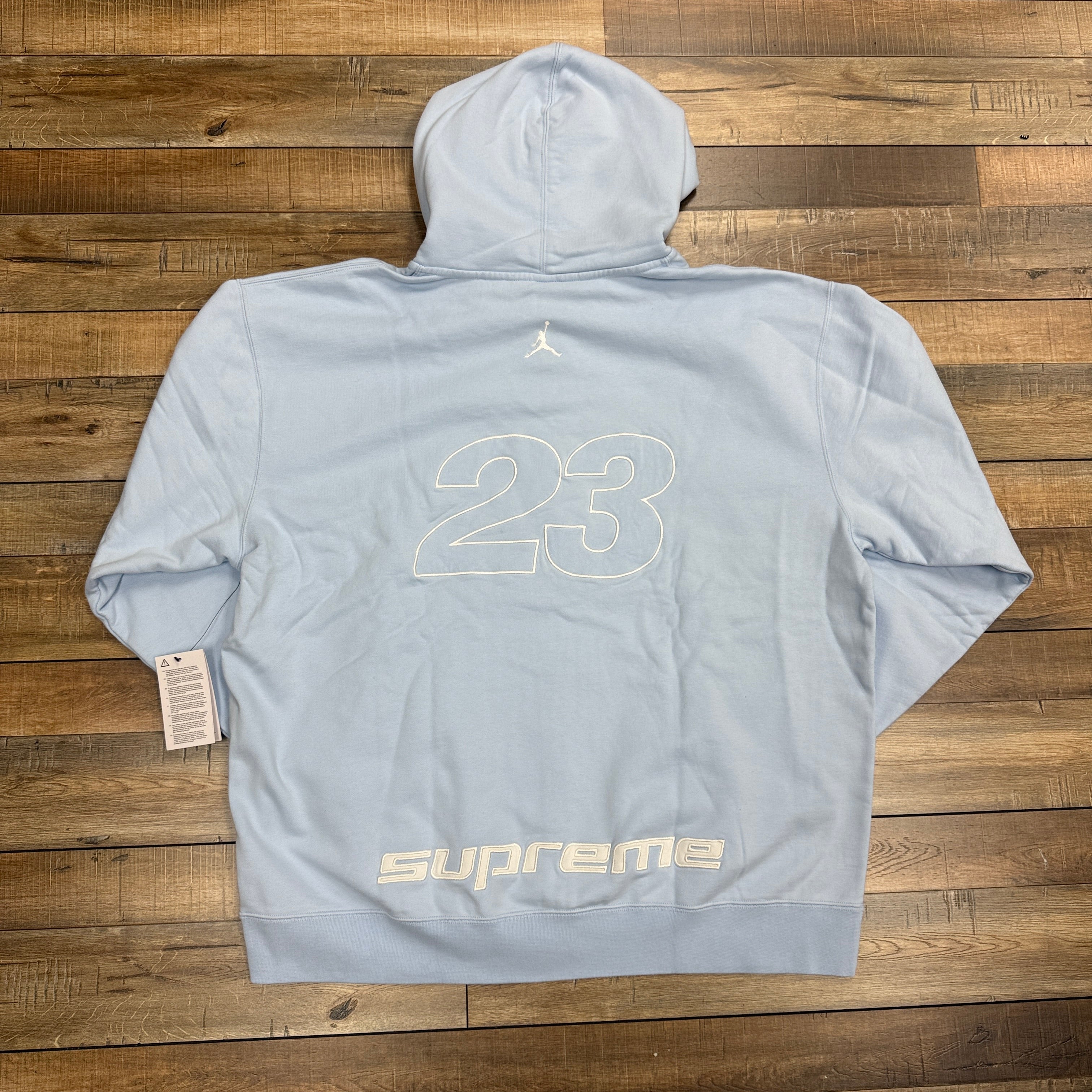 Supreme Jordan Hooded Sweatshirt (SS26) Light Blue – Holy Ground