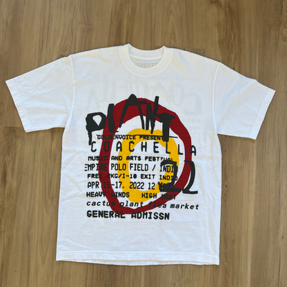 Cactus Plant Flea Market Coachella x CPFM Weekend 1 T-Shirt White