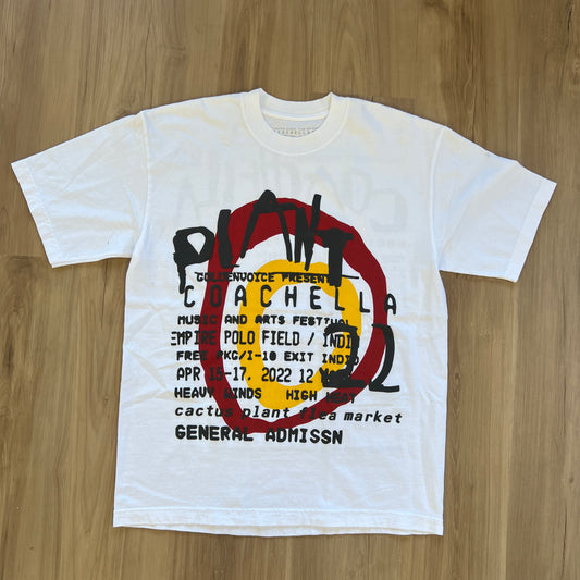 Cactus Plant Flea Market Coachella x CPFM Weekend 1 T-Shirt White
