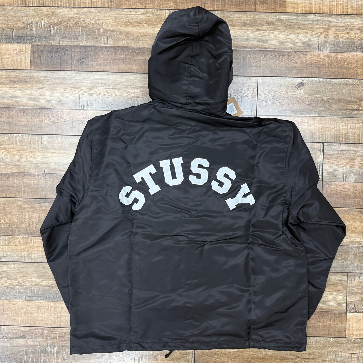 Stussy Hooded Coaches Jacket Black