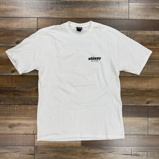 Stussy Rollers Tee White