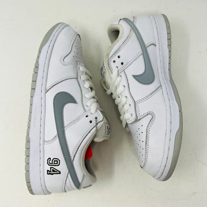 Nike SB Dunk Low Supreme 94 White Metallic Silver