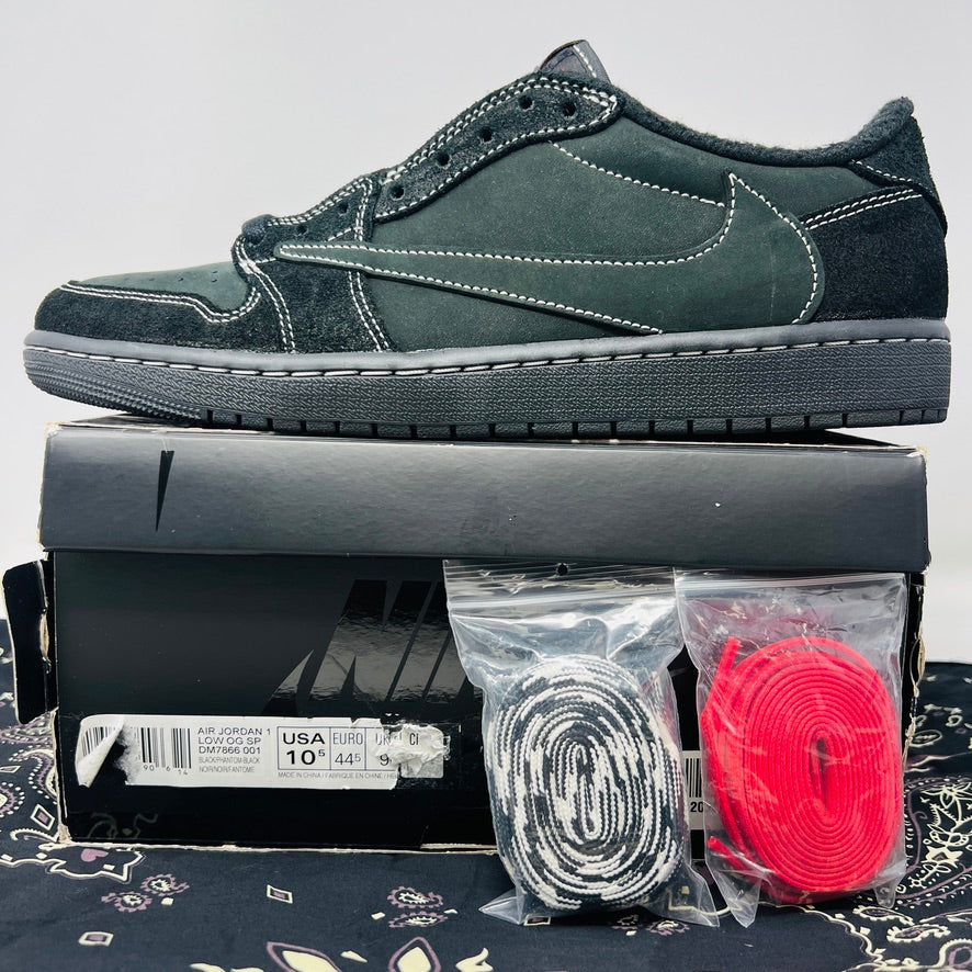 Jordan 1 Retro Low OG SP Travis Scott Black Phantom