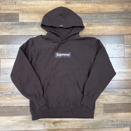 Supreme Box Logo Hooded Sweatshirt (FW21) Dark Brown