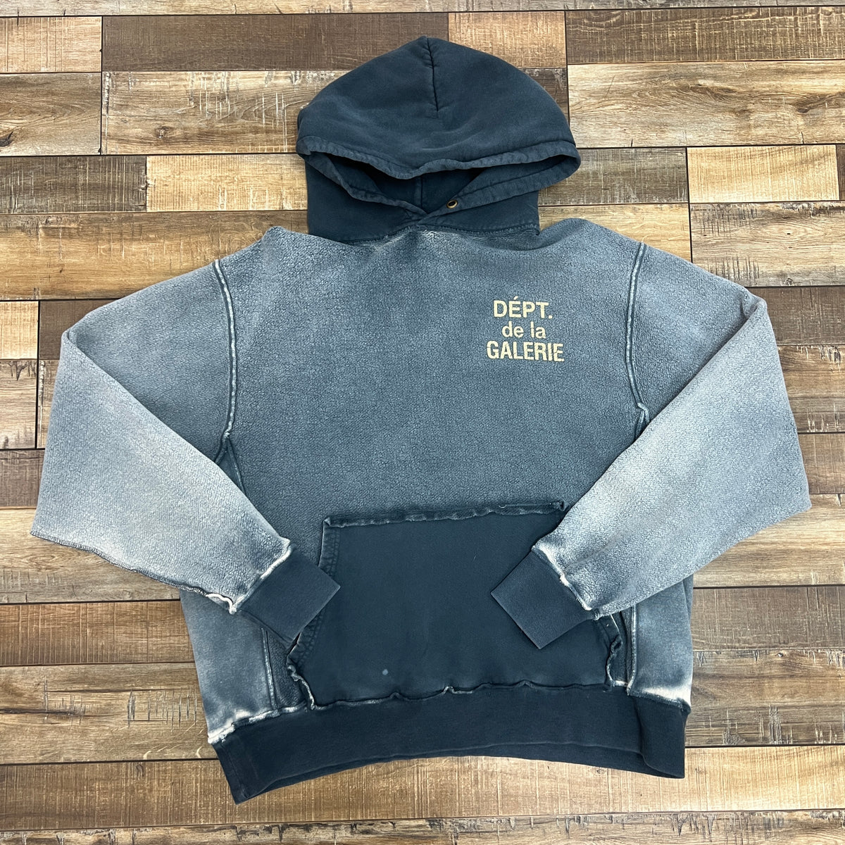 Gallery Dept. Reversible French Logo Hoodie Navy