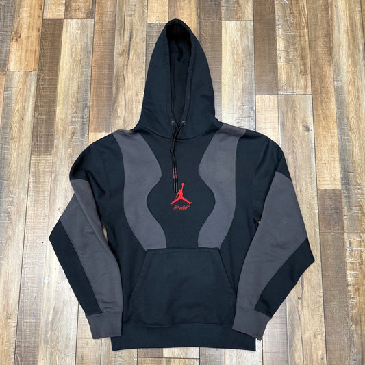 OFF-WHITE x Jordan black hoodie, brand new condition.