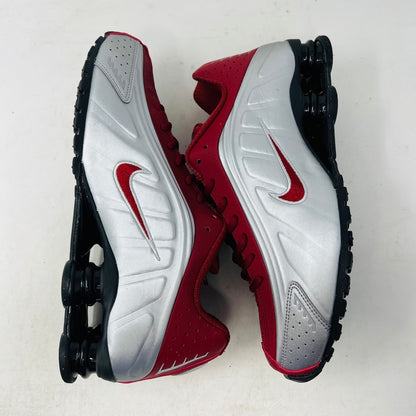 Nike Shox R4 Metallic Silver Black Crimson