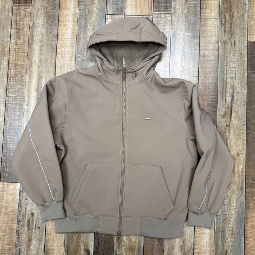 Supreme WINDSTOPPER Zip Up Hooded Sweatshirt (FW24) Taupe