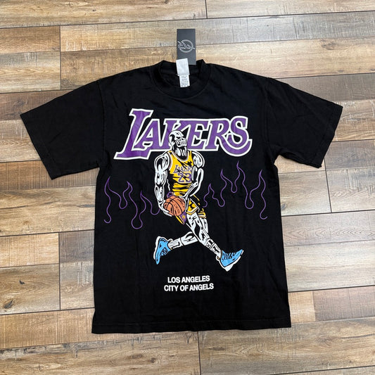 Warren Lotas Lebron James Lakers Tee Black