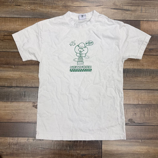 HIDDEN NY King Kong Cartoon Tee White