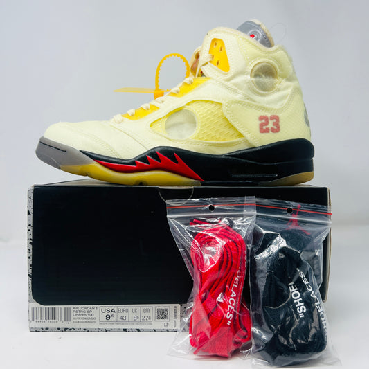 Jordan 5 Retro Off-White Sail