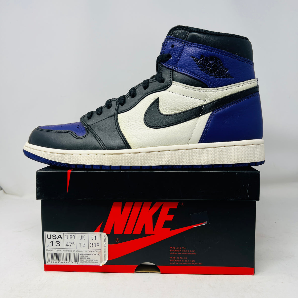 Jordan 1 Retro High Court Purple