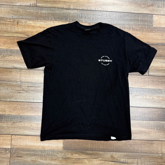 Stussy City Circle T-Shirt Black