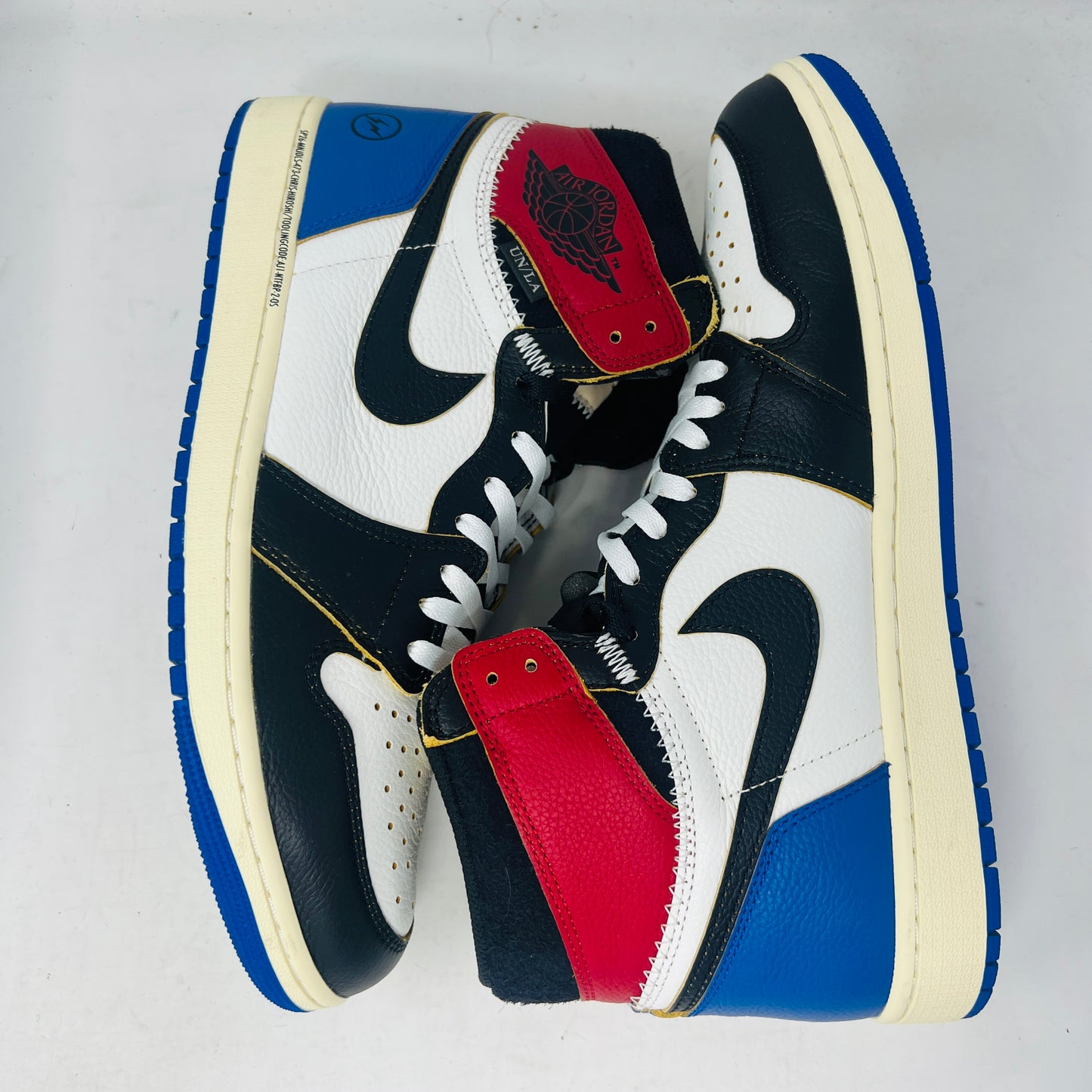Jordan 1 Retro High OG SP Fragment x Union LA Varsity Red Sport Royal