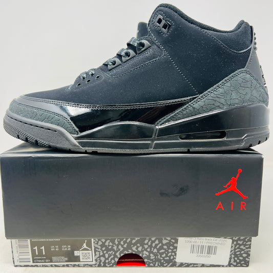 Jordan 3 Retro Black Cat (2025)